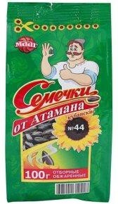 Семечки от Атамана отборные обжаренные, Мааг, 100 гр., флоу-пак