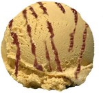 Мороженое Айсберри Филевское сливочное  банан с шоколадным топпингом , 2.2 кг, ПЭТ