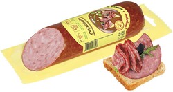 Колбаса Иней Чесночная полукопченая 350г