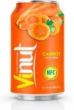 Напиток Vinut сокосодержащий Морковь 330 мл., ж/б