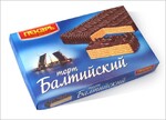 Торт вафельный Славянка Балтийский глазированный 500 гр., картон