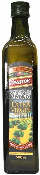 Оливковое масло Знаток Extra Virgin, 500 мл