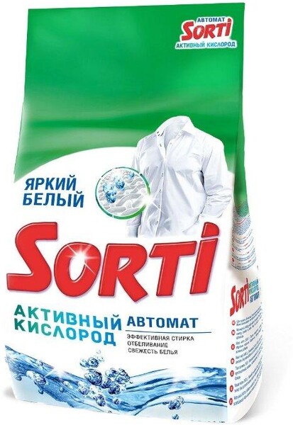 Стиральный порошок Sorti Активный кислород автомат 2.4кг
