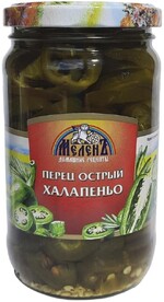 Перец Меленъ острый маринованный по-домашнему, 350 гр., стекло