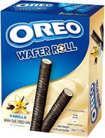 Вафельные трубочки Oreo Wafer Roll Vanilla 54 гр., картон