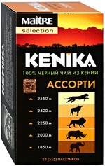 Чай Maitre selection черный Kenika Ассорти 25+5*2г