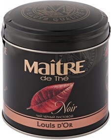 Чай Maitre de The Louis D'Or черный листовой 150г
