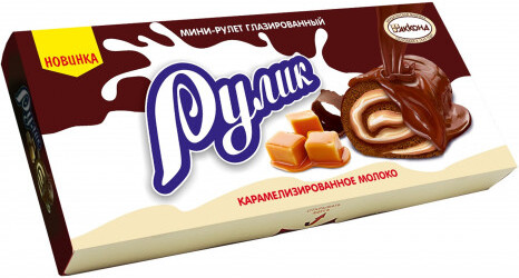 Рулет Мини Рулик Акконд Карамелизированное Молоко 200гр