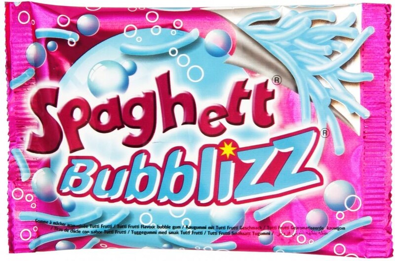 Жевательная резинка Lutti Spaghett Bubblizz35 гр., флоу-пак