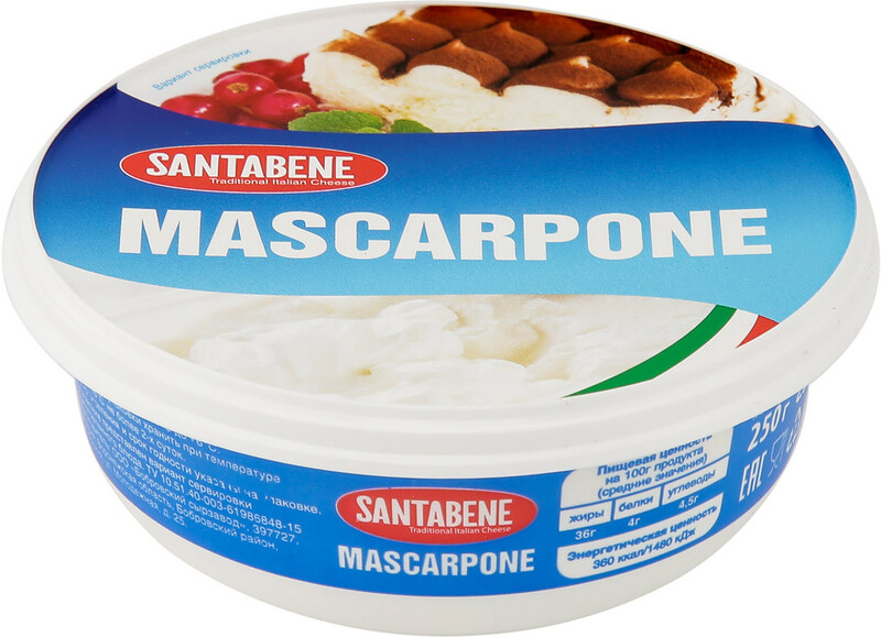 Сыр Маскарпоне Сантабене 250г