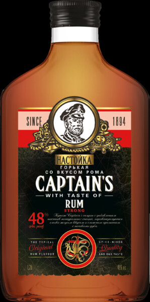 Настойка Captain's Rum Strong 0,25 л