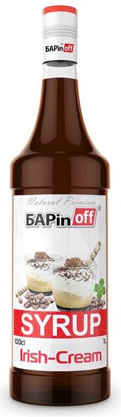 Сироп Barinoff Irish-Cream 1 л., стекло