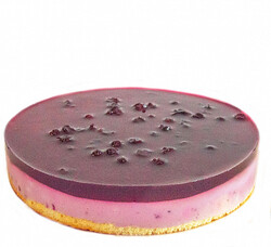 Торт Чизкейк- черная смородина