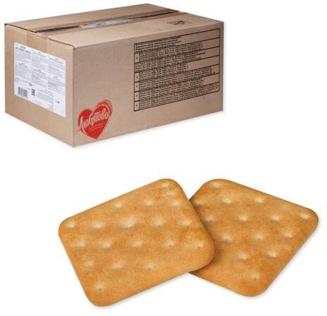 Крекеры Любятово Янтарные с сыром 5.6 кг