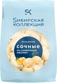 Пельмени Сибирская коллекция Сочные со сливочным маслом 700 г