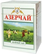 Чай Азерчай Зеленый с жасмином 100 гр., картон