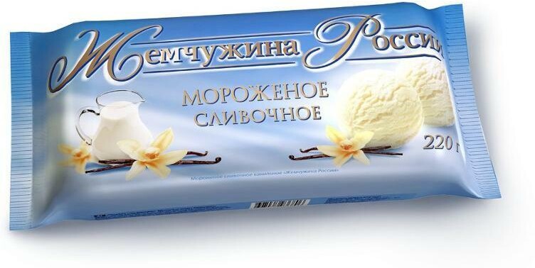 Брикет «Жемчужина России» ванильный, 220 г