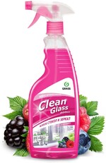 Моющее средство Grass Clean Glass Для стекол и зеркал Лесные ягоды, 600 мл., баллон