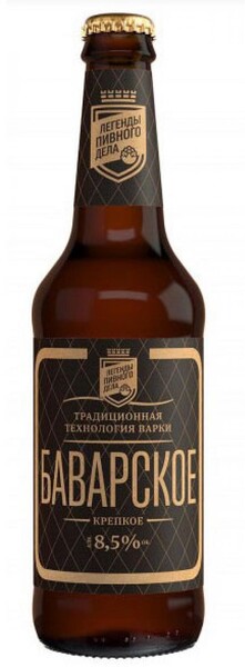Пиво «Баварское» светлое фильтрованное 8,5%, 450 мл