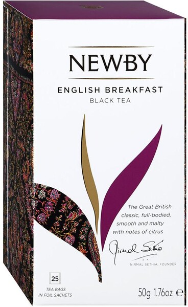 Чай Newby черный English Breakfast 25пак*2г