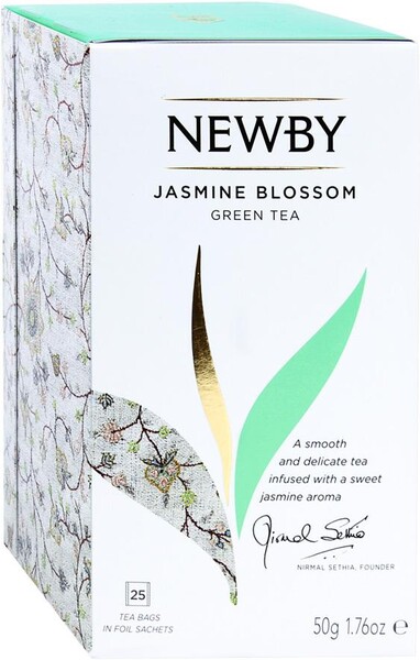 Чай Newby зеленый Jasmine Blossom 25пак*2г