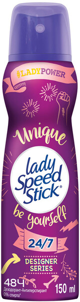 Lady speed stick Unique Дезодорант спрей женские