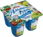 Йогурт с земляникой-яблоком-грушей, Альпенгурт, 100 мл, ПЭТ
