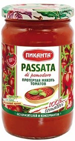 Мякоть томатов протертая «Пиканта» Passata, 340 г