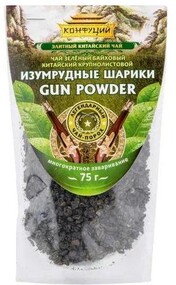 Чай зелёный Конфуций Изумрудный шарики, 75 г