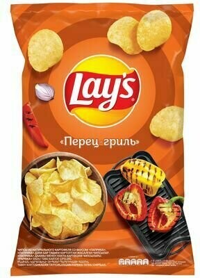 Чипсы LAY'S ПЕРЕЦ ГРИЛЬ 140Г