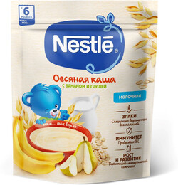 Каша Nestle овсяная молочная груша-банан с 6 месяцев 200 г