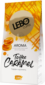 Кофе Lebo TOFFEE CARAMEL 150 гр. молотый с ароматом карамели (12) NEW