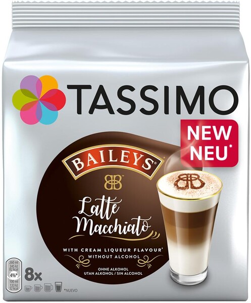 Кофе в капсулах Tassimo Baileys Latte Macchiato 8шт, 264г