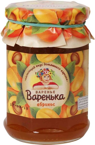 Варенье Варенька Абрикосовое 380г