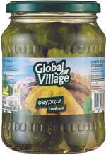 Огурцы Global Village соленые по-домашнему 680г