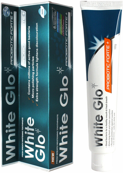 Зубная паста White Glo отбеливающая с пробиотиками, Австралия