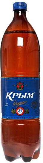 Пиво Крым Лагер, 1,5 л., ПЭТ
