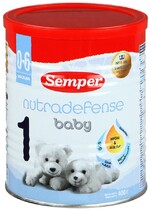 Смесь Semper 1 nutradefense baby молочная сухая адаптированная для детей с 0-6 месяцев, 400г