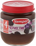 Пюре Semper Чернослив для детей с 4 месяцев, 125г