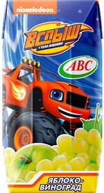 Нектар АВС Вспыш яблоко виноград, 200 мл., тетра-пак