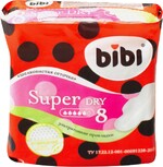 Прокладки BIBI Super Dry, 8шт Россия, 8 шт