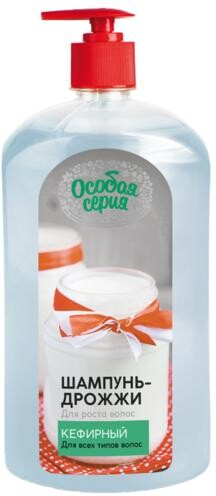 Шампунь-дрожжи для волос Особая серия Кефирный для роста волос, 1200 мл