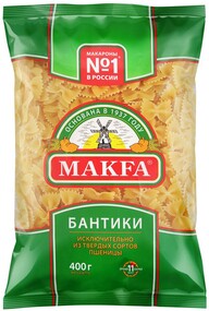 Макаронные изделия Makfa Бантики, 400г
