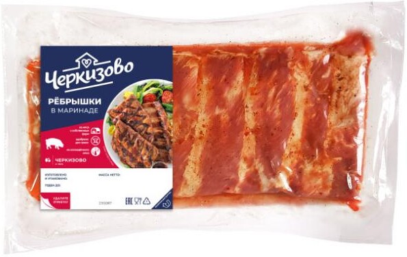 Ребрышки свиные «Черкизово» Для гриля в маринаде, вес