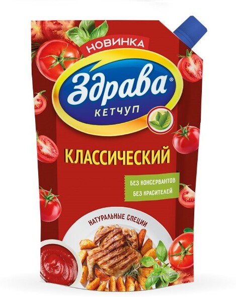 Кетчуп Здрава Классический 350г