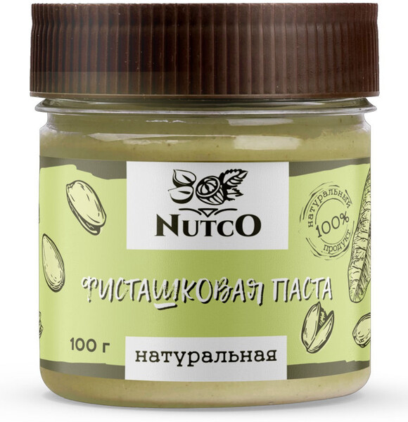 Фисташковая паста без сахара 100г/ Без добавок/ Урбеч из фисташки/ Ореховая паста для выпечки