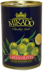 Оливки Mikado с лимоном 314 гр., ж/б