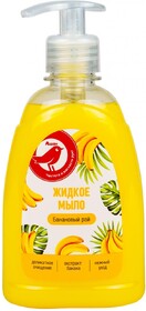 Жидкое мыло для рук АШАН Красная птица Банановый рай, 300 мл