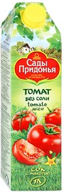 Сок Сады Придонья томат без соли для детей с 3-х лет 1 л