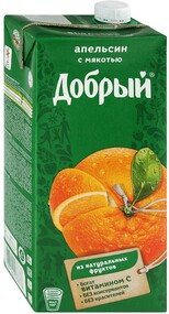Нектар Добрый Апельсиновый 2л